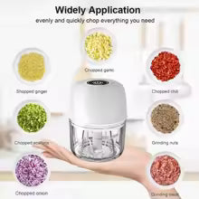 rechargeable electric mini garlic onion mini vegetables chopper