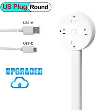 4 Styles Electrical Outlet Extender Plug Wall Outlet Extender Extendable Wall Socket Rotatable Folding Portable Power Socket