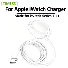 TIMESS Magnetic USB A TYPE-C Watch Charger For IPhone Watch Series Ultra 11 10 9 8 7 6 5 Cable Charging For IWatch 4 3 2 1 SE