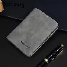 Baellerry Men's Thin Sanded Leather Wallet