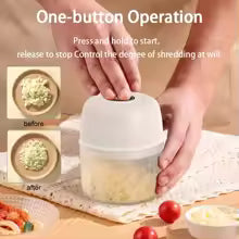 rechargeable electric mini garlic onion mini vegetables chopper