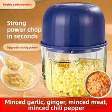 rechargeable electric mini garlic onion mini vegetables chopper