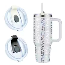 Replacement Lid For Stanley Adventure Quencher Travel Tumbler 40 Oz Clear Spill Proof Tumbler Cover For Stanley Cup Accessories