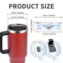 Replacement Lid For Stanley Adventure Quencher Travel Tumbler 40 Oz Clear Spill Proof Tumbler Cover For Stanley Cup Accessories