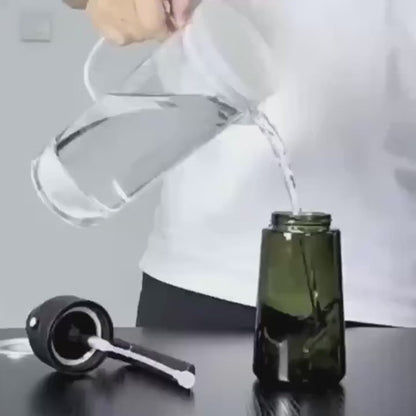 16oz/470ml Leakproof 2-in-1 Glass Oil Dispenser & Sprayer for Cooking Air Fryer BBQ Baking Salad - Olive Oil Sprayer Bottle